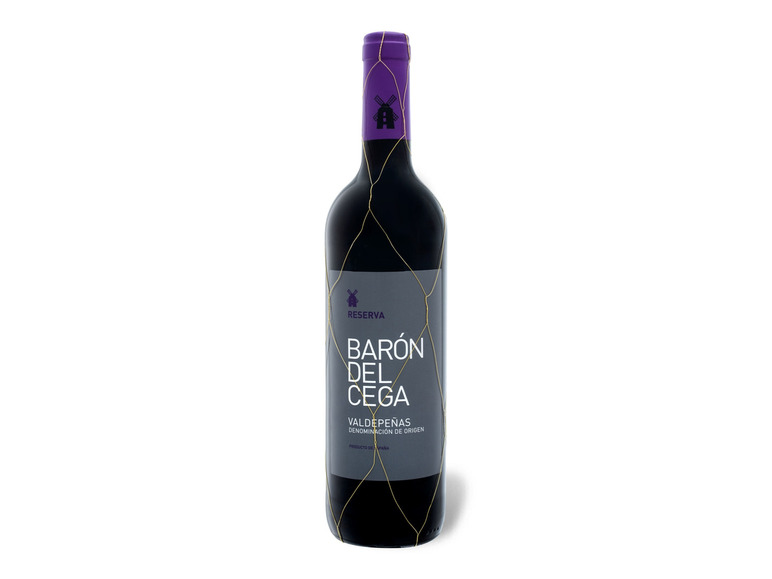 Barón del Cega Valdepenas DO Reserva trocken, Rotwein 2018