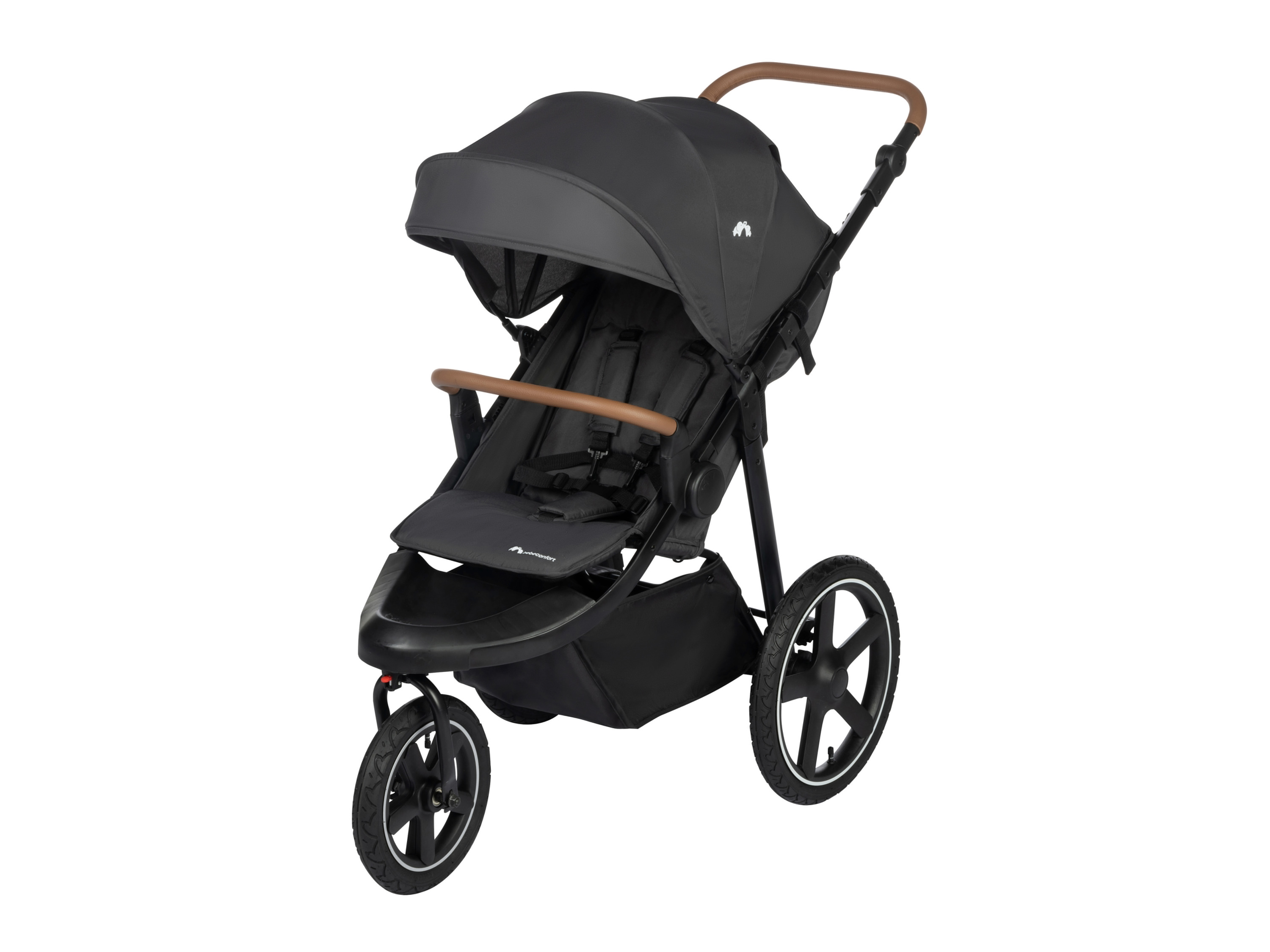 bebeconfort Kinderwagen »Cloudy Mineral Graphite«, mit großem Lüftungsfenster