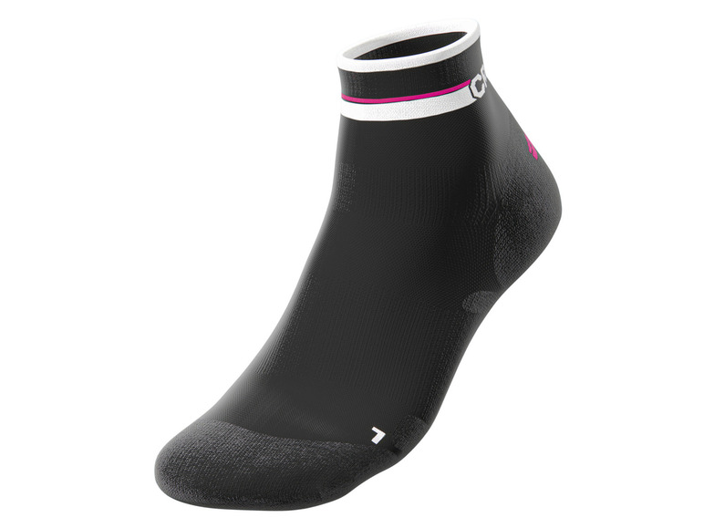 Gehe zu Vollbildansicht: CRIVIT Damen Fahrradsocken, 2 Paar, mit SmartStep-Fußbett - Bild 3