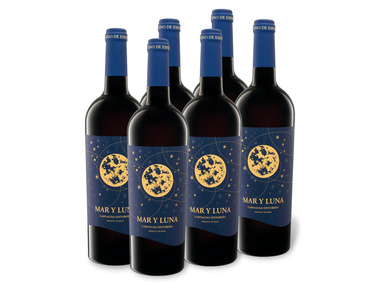 6 x 0,75-l-Flasche Weinpaket y Luna Garnacha… Tinto Mar