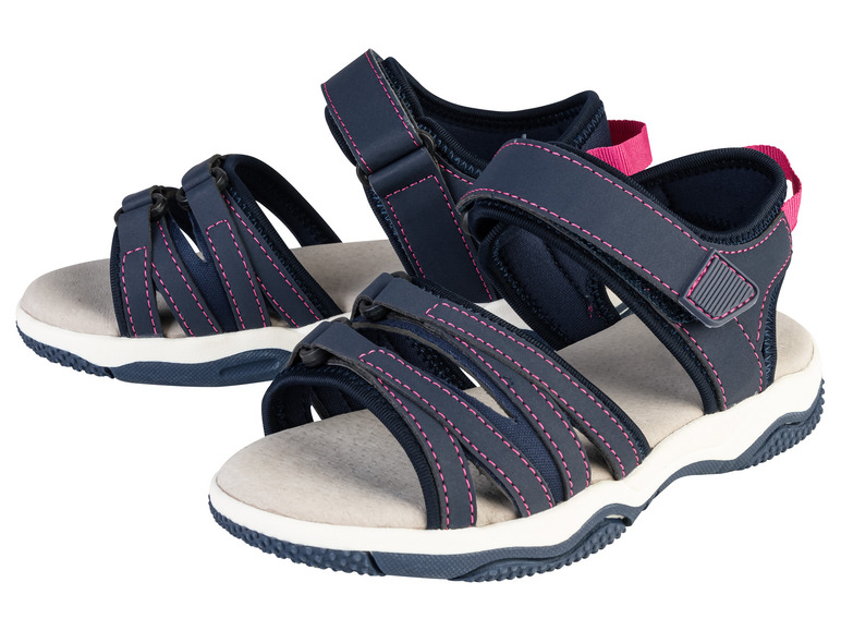 Gehe zu Vollbildansicht: pepperts!® Kinder Sandalen mit Lederdecksohle - Bild 2