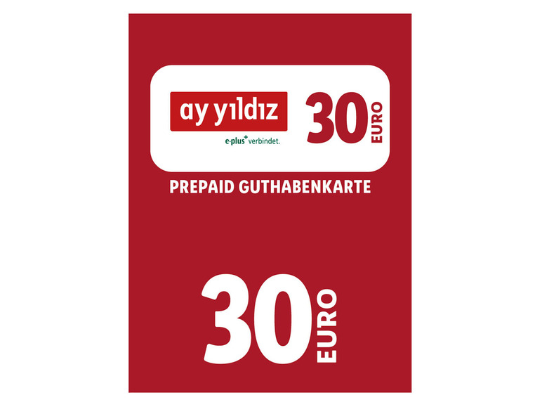 € über 30 Code Ay Yildiz