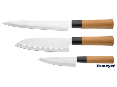 Esmeyer Messerset 3 tlg. | im asiatischen Stil LIDL