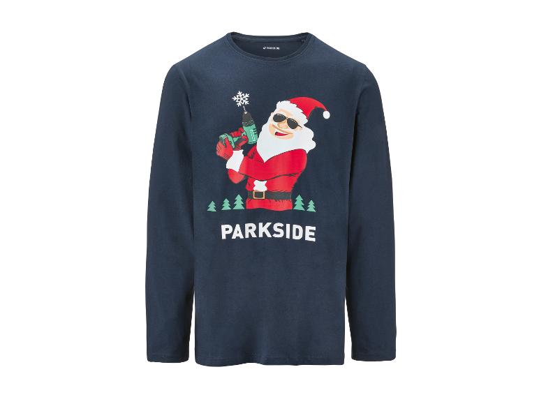 Gehe zu Vollbildansicht: PARKSIDE® Herren Pyjama, im weihnachtlichen Look - Bild 8