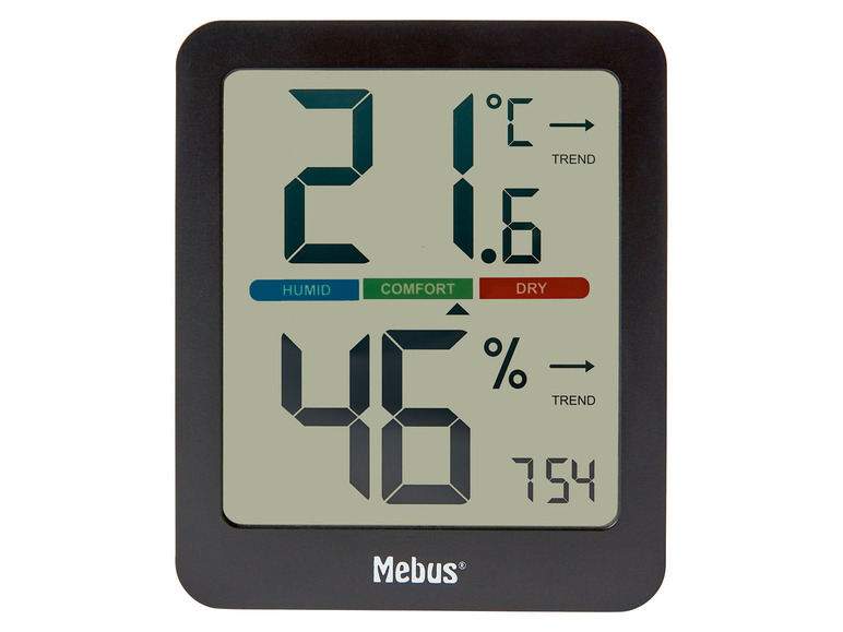 Gehe zu Vollbildansicht: MEBUS Thermo-/Hygrometer, mit Komfortanzeige - Bild 1