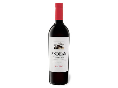 Vineyards trocken, 2022 Malbec Andean Argentinien Rotwein