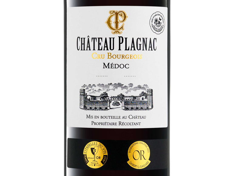 Château Plagnac Cru Bourgeois Médoc Rotwein trocken, 2021 AOP