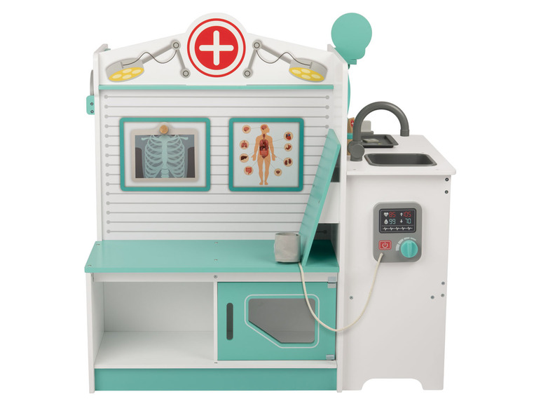 Playtive und Waschbecken Blutdruckmonitor Holz Arztpraxis, mit