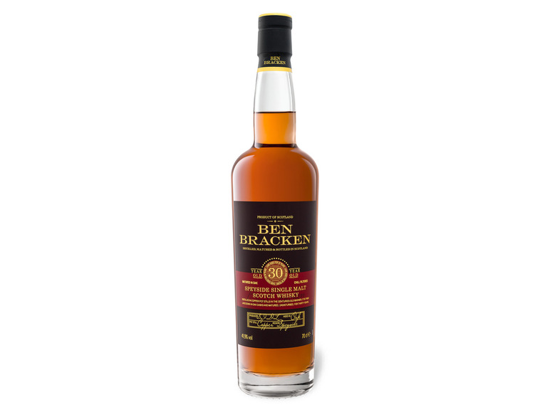 Ben Bracken Speyside Single Geschenkbox mit Vol Jahre 30 Malt Whisky 41,9% Scotch