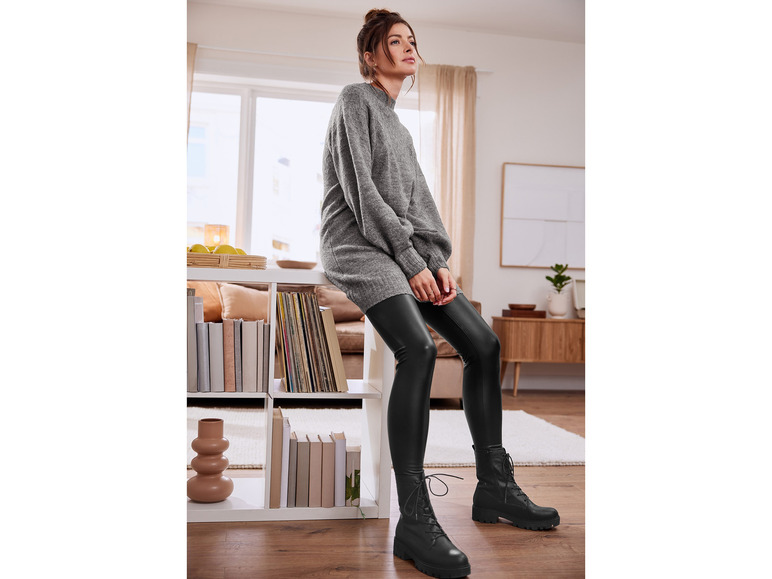 Gehe zu Vollbildansicht: esmara® Damen Leggings in Lederoptik - Bild 8