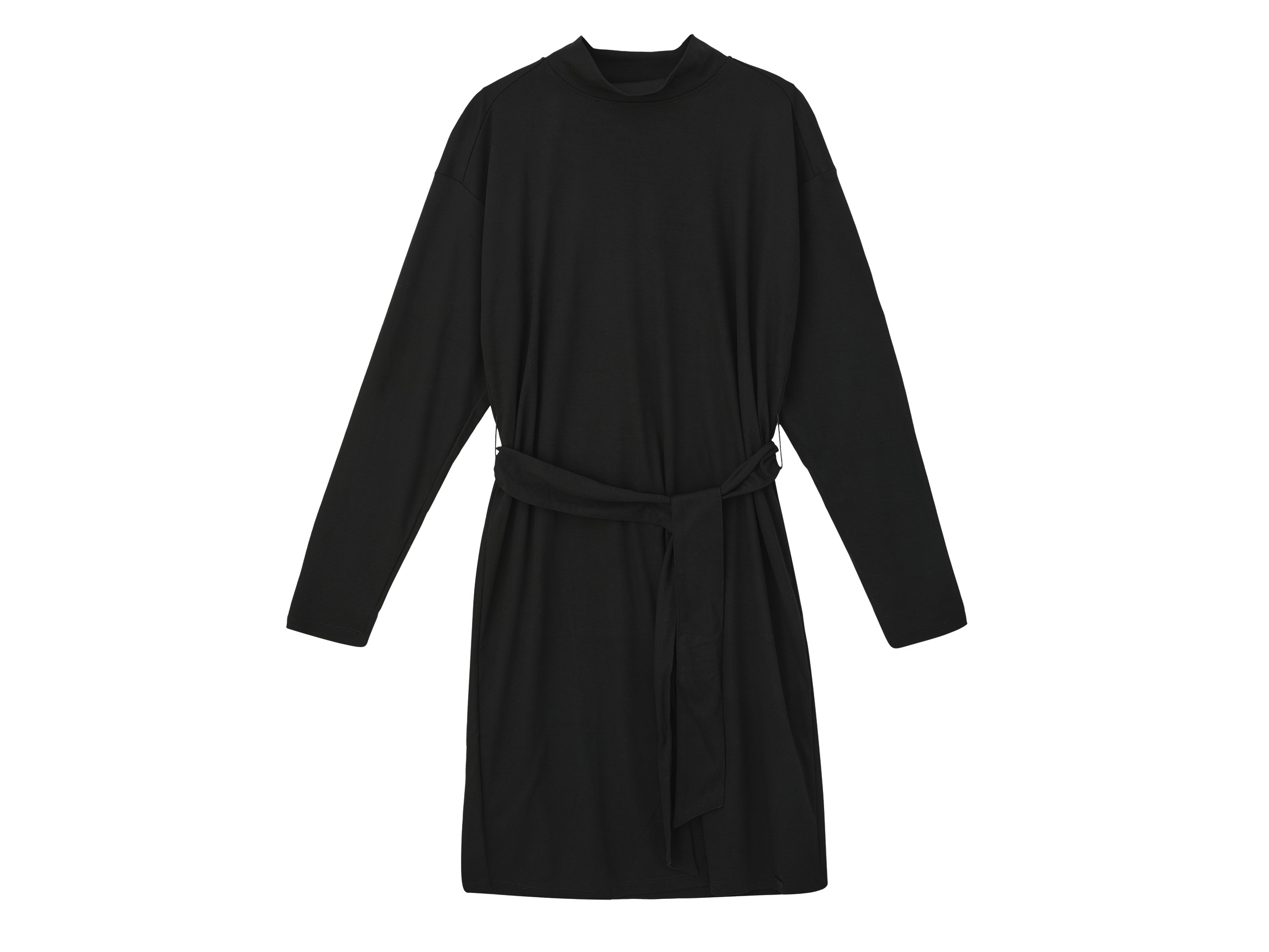 QS by s.Oliver Damen Kleid (schwarz uni, 38) 38