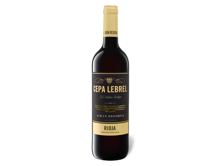 Reserva Rioja Rotwein Lebrel Gran Cepa 2015 DOC trocken,