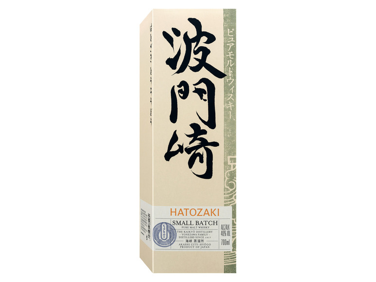 Whisky mit Pure Hatozaki Vol Japanese Kaikyō 46% Geschenkbox Malt