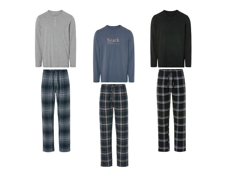 Gehe zu Vollbildansicht: LIVERGY® Herren Pyjama aus weicher, wärmender Flanell-Qualität - Bild 1