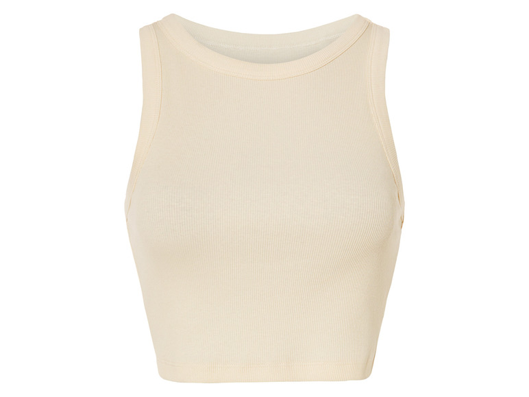 Gehe zu Vollbildansicht: esmara® Damen Crop-Tops, 2 Stück, in modischer Ripp-Qualität - Bild 14