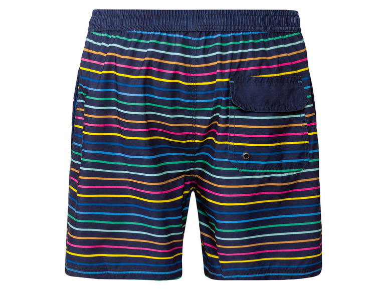 Gehe zu Vollbildansicht: Happy Shorts Herren Badeshorts, im sommerlichen Design, mit Peaching-Effekt - Bild 3