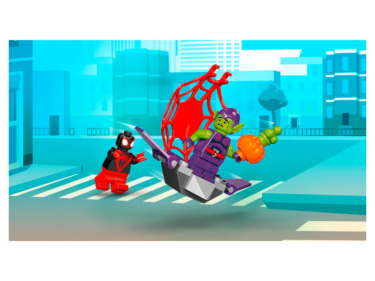 Gehe zu Vollbildansicht: LEGO® Spidey und Super-Freunde 10781 »Miles Morales: Spider-Mans Techno-Trike« - Bild 4