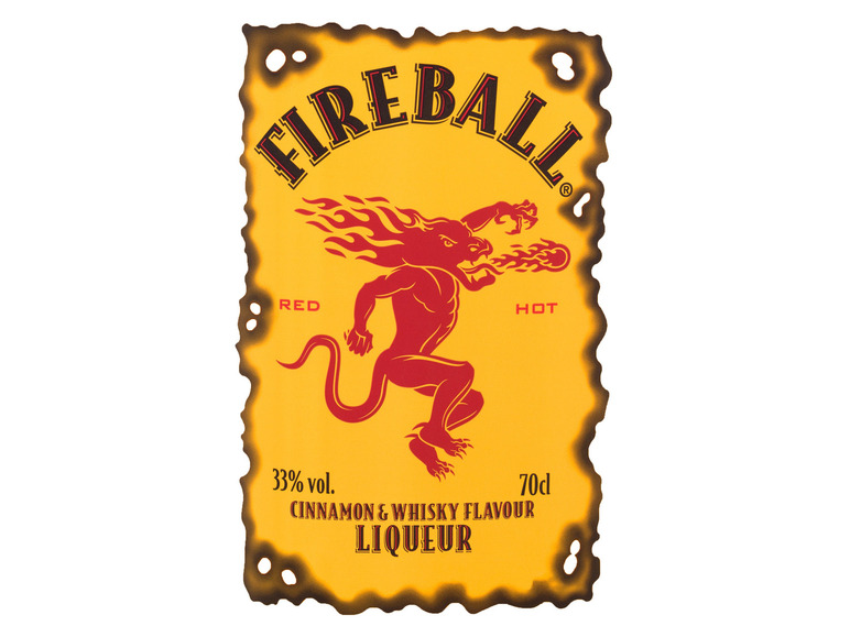 Gehe zu Vollbildansicht: Fireball Likör mit Zimt- und Whiskygeschmack 33% Vol - Bild 2