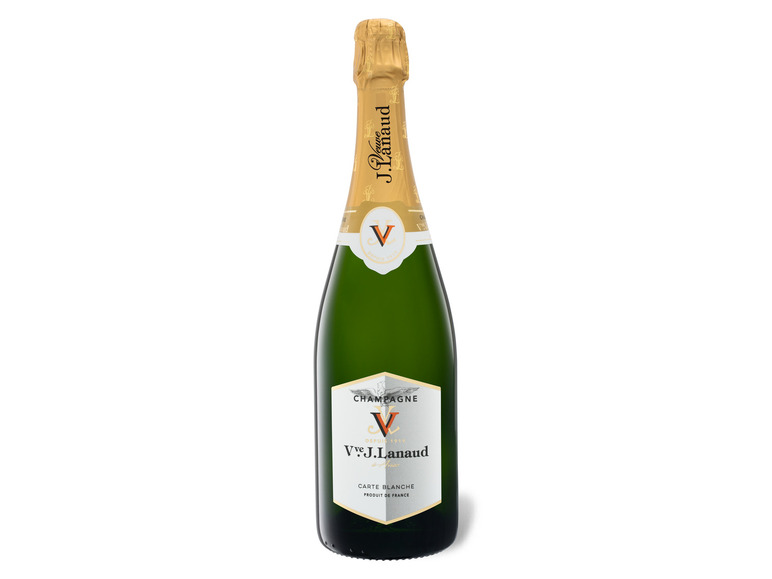 Lanaud J. Carte brut, Veuve Champagner Blanche Cuvée