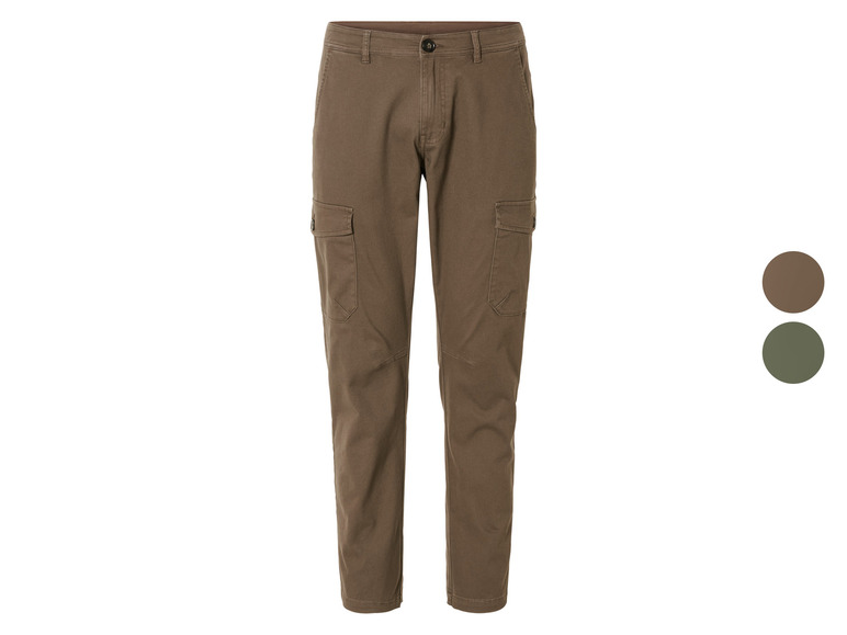 Gehe zu Vollbildansicht: LIVERGY® Herren Cargohose, hoher Baumwollanteil - Bild 1