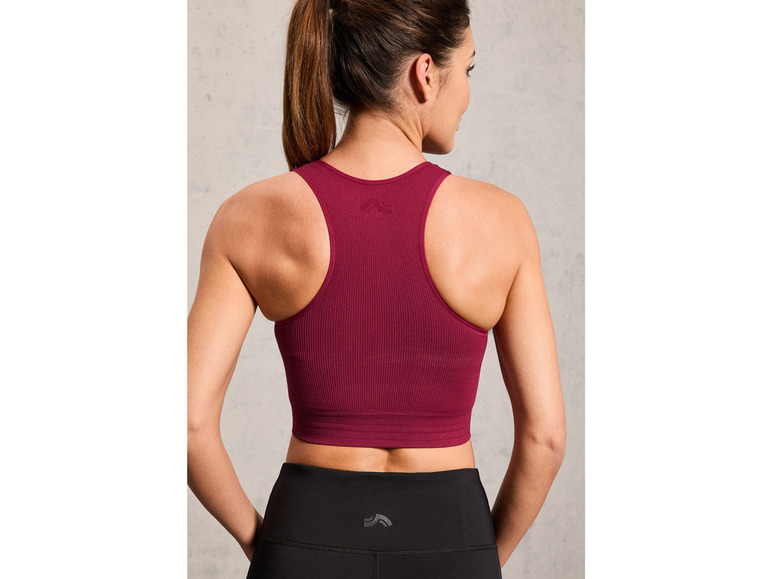 Gehe zu Vollbildansicht: CRIVIT Damen Seamless-Sportbustier, Medium-Level, mit dynamischer Kühltechnologie - Bild 14