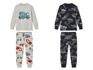 lupilu® Kleinkinder Pyjama in modischer Ripp-Qualität