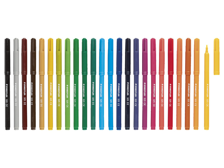 Gehe zu Vollbildansicht: STAEDTLER Radierbare Buntstifte / Fasermaler, 24 Farben - Bild 3