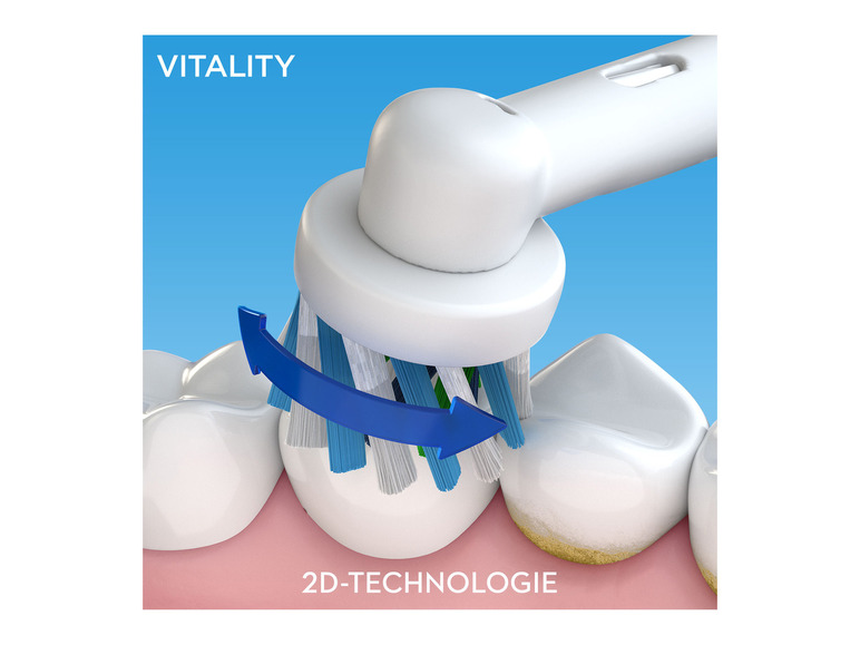 Gehe zu Vollbildansicht: Oral-B CrossAction Elektrische Zahnbürste »Vitality100«, mit 2D-Reinigungstechnologie - Bild 3