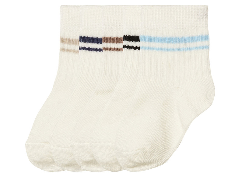 Gehe zu Vollbildansicht: lupilu® Baby Socken, 5 Paar, mit Bio-Baumwolle - Bild 2