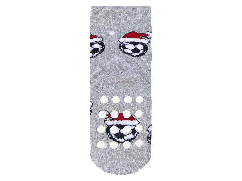 Gehe zu Vollbildansicht: lupilu® Kleinkinder Thermo-Socken, 2 Paar, mit Silikonnoppen - Bild 5