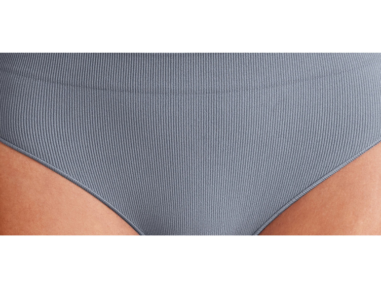 Gehe zu Vollbildansicht: esmara® Damen Slips, 3 Stück, seamless, in Ripp-Qualität - Bild 9