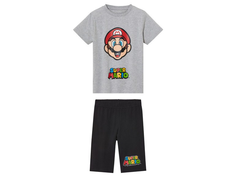 Gehe zu Vollbildansicht: Super Mario Brother Kleinkinder/Kinder Jungen Pyjama, kurz - Bild 2