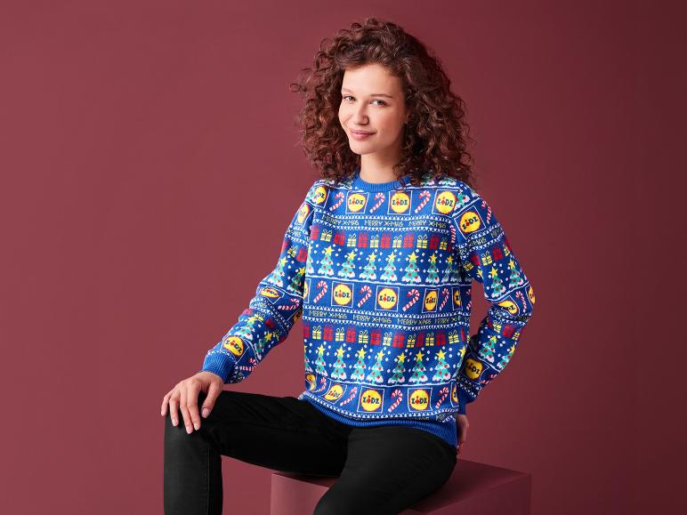 Gehe zu Vollbildansicht: esmara® Damen Weihnachtspullover mit Jacquard-Muster - Bild 3