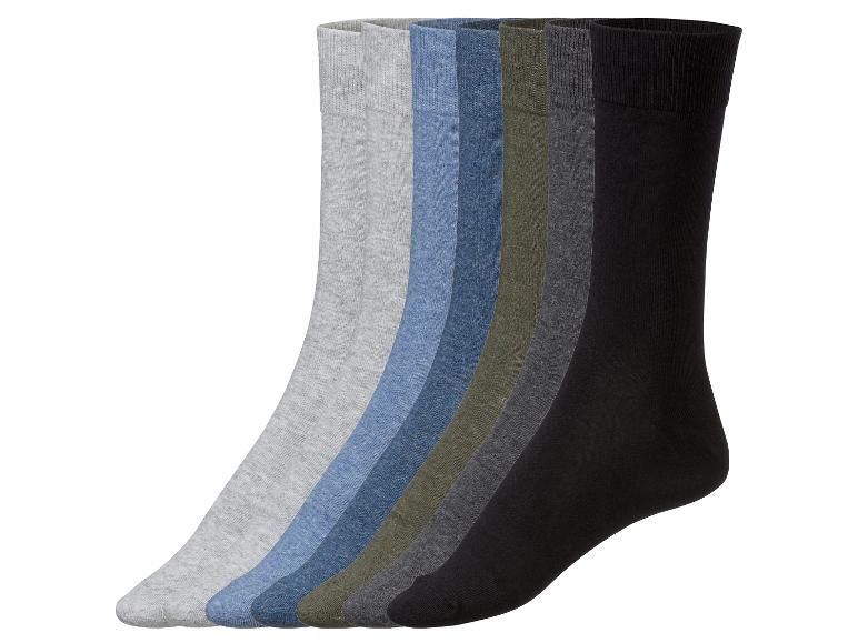 Gehe zu Vollbildansicht: LIVERGY® Herren Socken, 7 Paar, mit Bio-Baumwolle - Bild 1