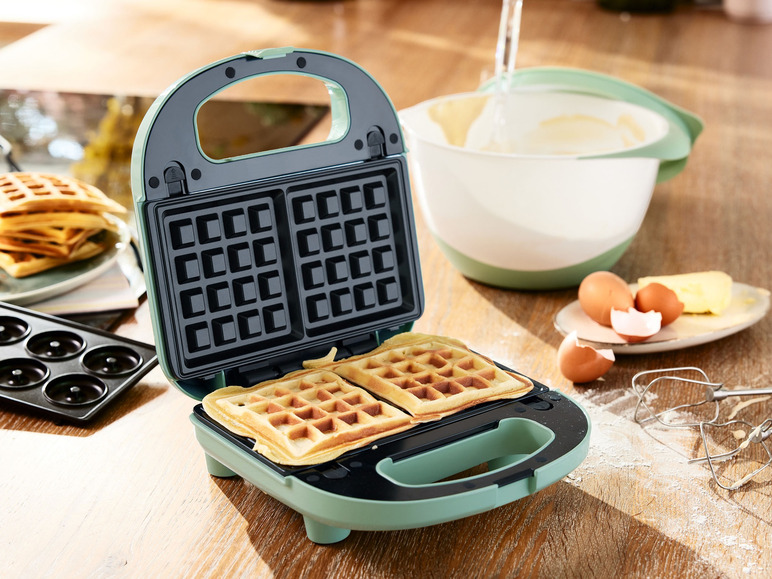 Gehe zu Vollbildansicht: SILVERCREST® KITCHEN TOOLS Waffeleisen »SWEW 750 D4«, mit Wechselplatten - Bild 28