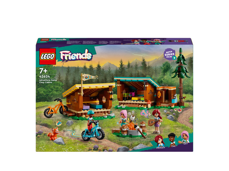 LEGO® Friends 42624 »Gemütliche Hütten im Abenteuercamp«