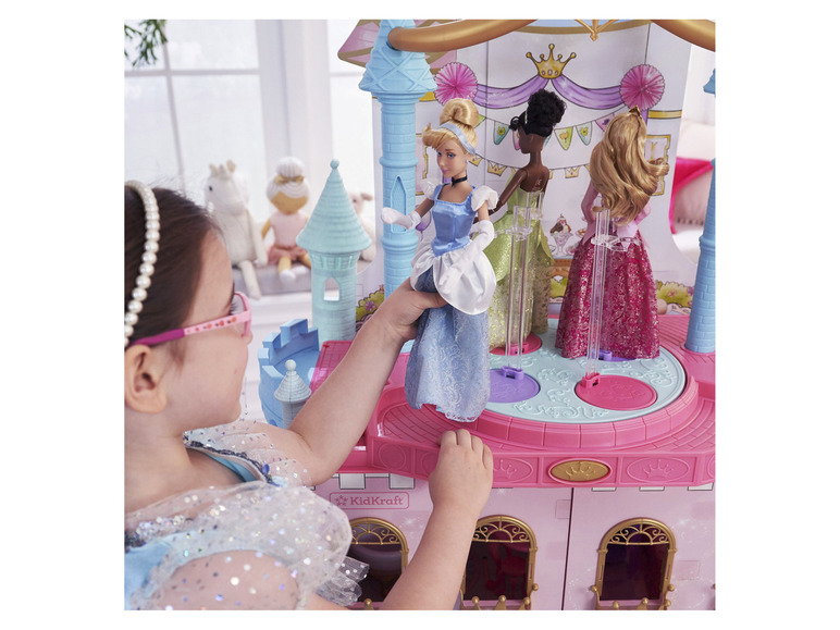 Gehe zu Vollbildansicht: KidKraft Puppenhaus »Disney Princess Dance & Dream Castle«, mit drei Melodien - Bild 8
