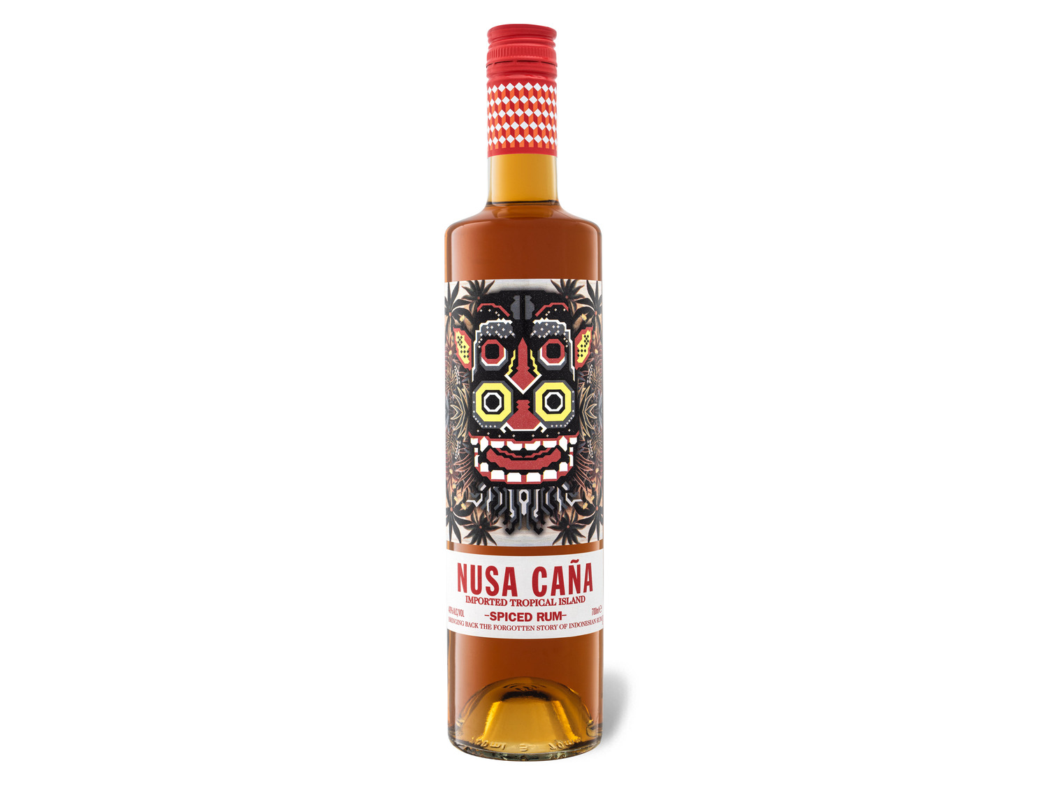 Nusa Caña Imported Spiced Rum Tropical Island Vol 40