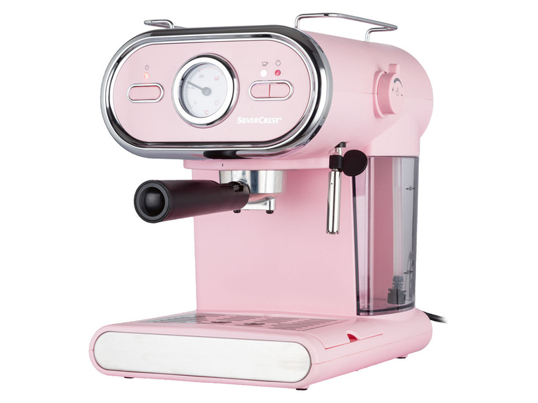 Espressomaschine/Siebträger TOOLS 1100 SILVERCREST® rosa KITCHEN SEM D3 Pastell