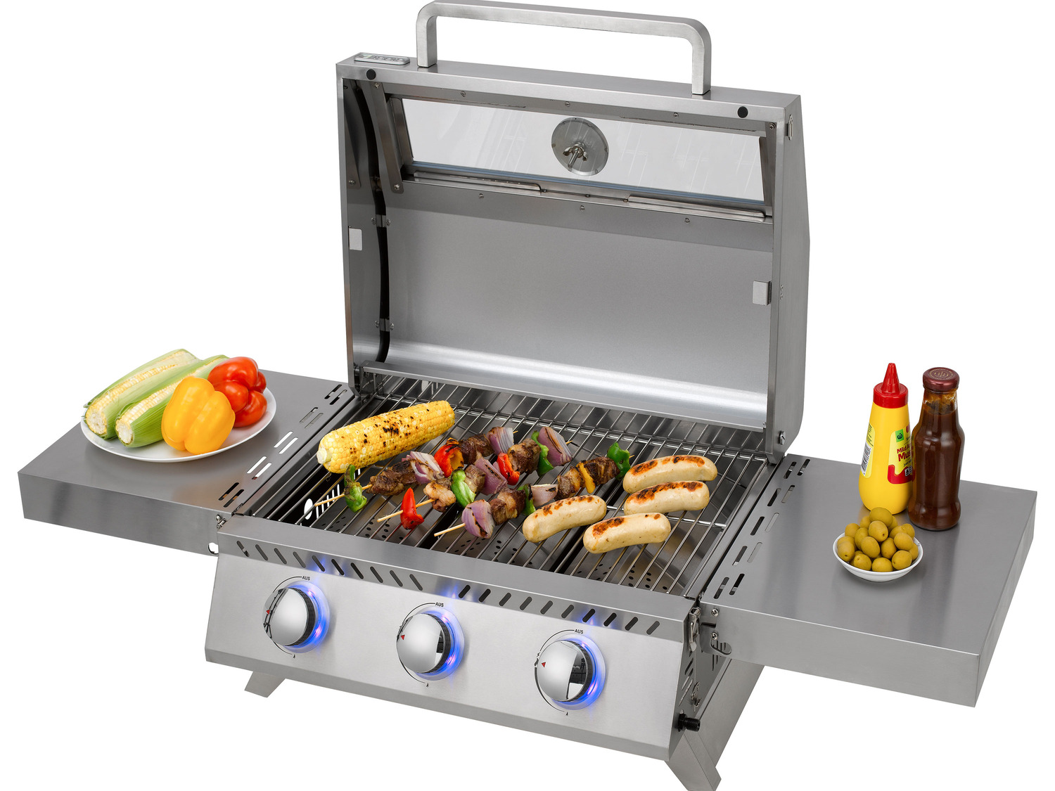 Gasgrill »Chicago« Special tepro Edition, 3 Brenner, 9…