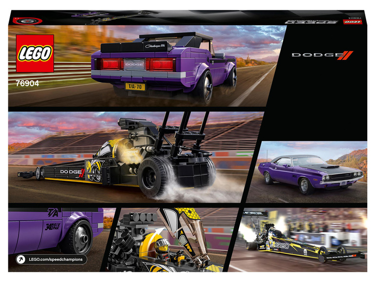 Speed »Mopar und Dodge Dragster LEGO® 76904 Challenger« 1970 Champions Dodge//SRT