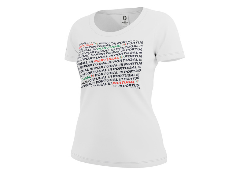 Gehe zu Vollbildansicht: Damen T-Shirt »UEFA EURO 2024«, Portugal - Bild 5