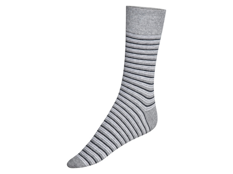 Gehe zu Vollbildansicht: LIVERGY® Herren Socken, 7 Paar, weicher, elastischer Rippbund - Bild 4