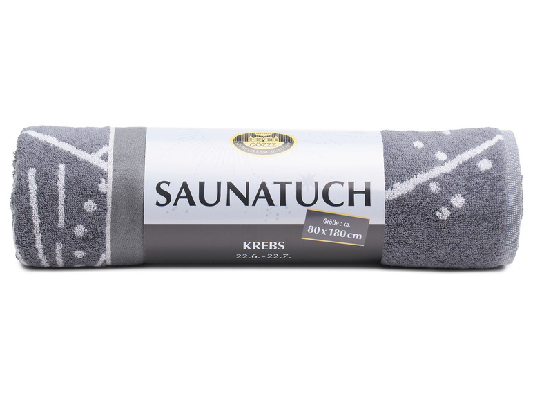 Gehe zu Vollbildansicht: Gözze Saunatuch »Sternzeichen«, reine Baumwolle, 80 x 180 cm - Bild 24