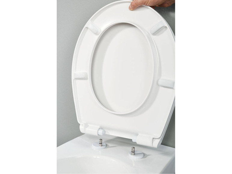 Gehe zu Vollbildansicht: LIVARNO home WC-Sitz »TopScrew«, mit Absenkautomatik, max. 150 kg - Bild 6