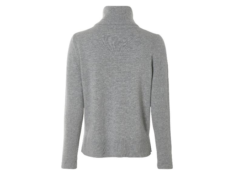 Gehe zu Vollbildansicht: esmara® Damen Kaschmir-Pullover, mit elastischen Bündchen - Bild 4