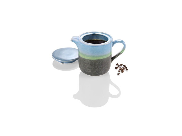 Gehe zu Vollbildansicht: LIVARNO home Kaffeetassen Set / Kaffeekanne, aus glasiertem Steingut - Bild 28