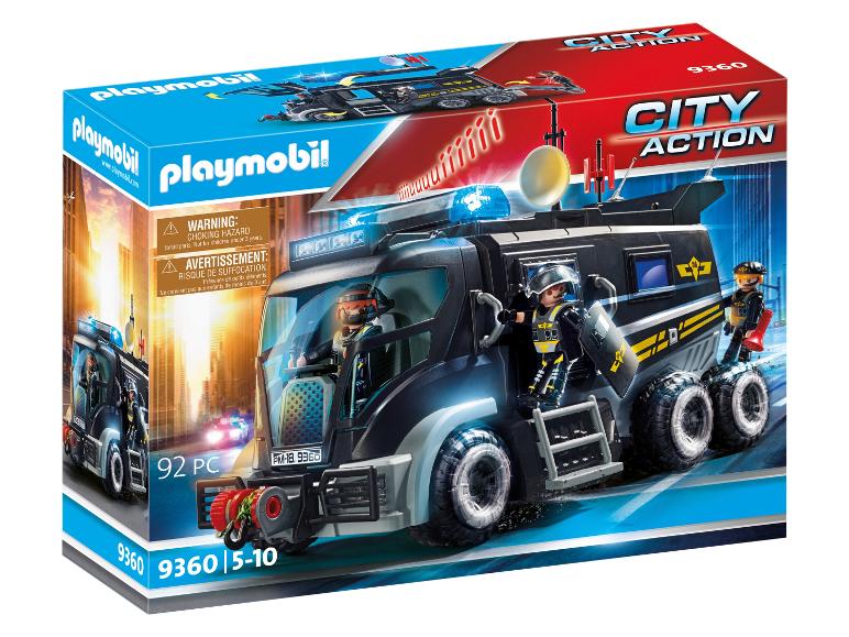 Gehe zu Vollbildansicht: Playmobil SEK-Truck mit Licht und Sound - Bild 1