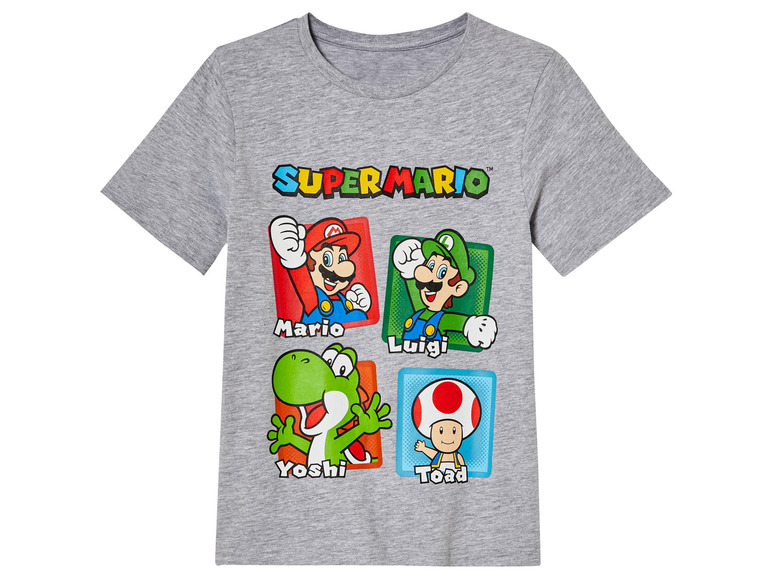 Gehe zu Vollbildansicht: Super Mario Brothers Kleinkinder Kinder Jungen T-Shirt mit Rundhalsausschnitt - Bild 2