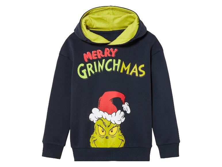 Gehe zu Vollbildansicht: Kleinkinder/Kinder Sweathoodie »Grinch« mit Print - Bild 2